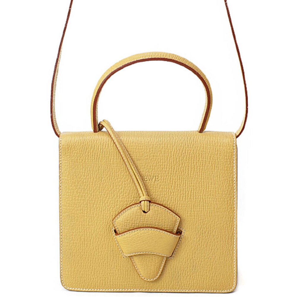 LOEWE Barcelona 2way Handbag Leather Shoulder Bag